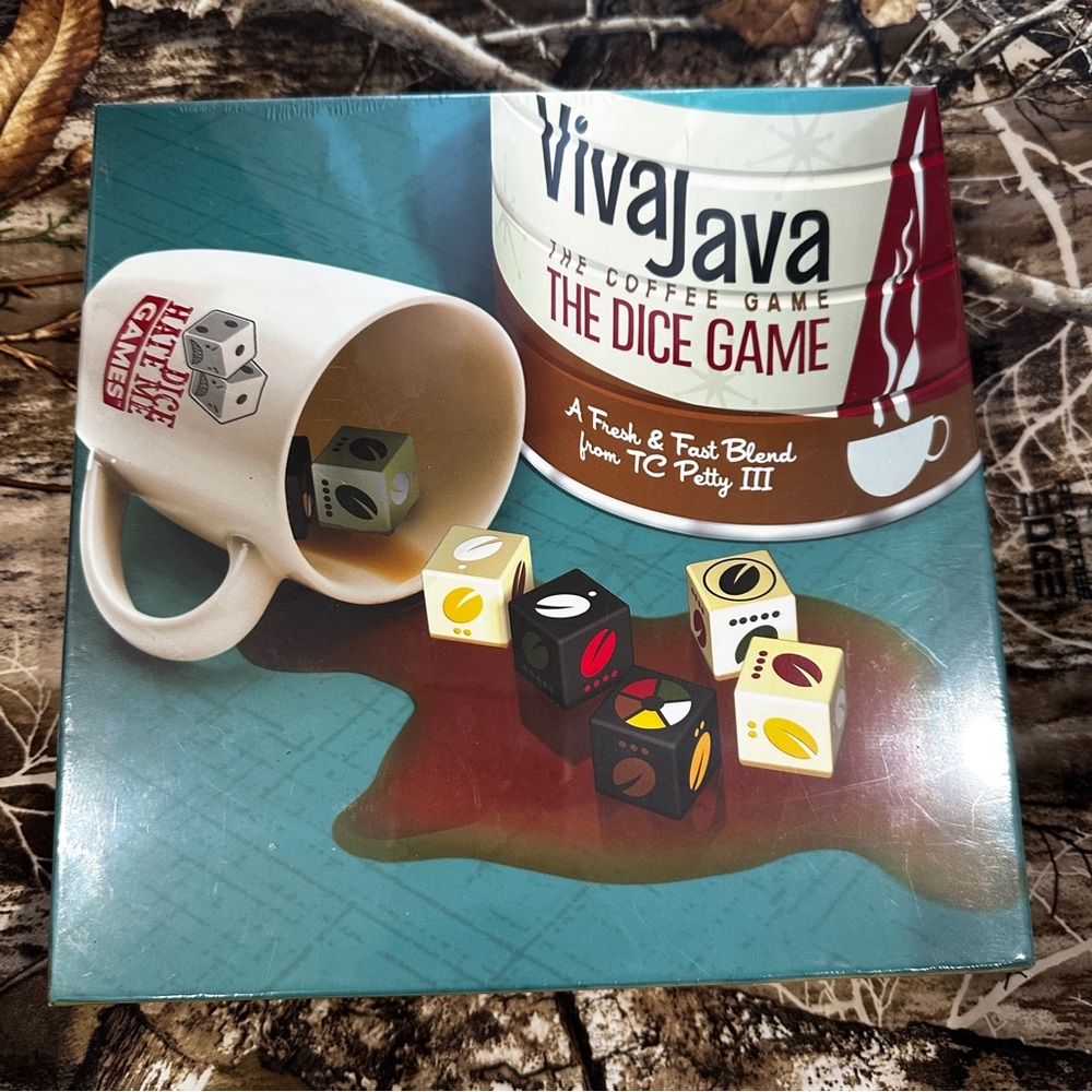 NWT- The Coffee Game Dice Game